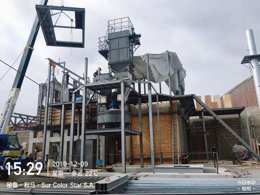 PLC het Silicaat Drogende Oven van het Controlenatrium/Natriumsilicaat Productieinstallatie